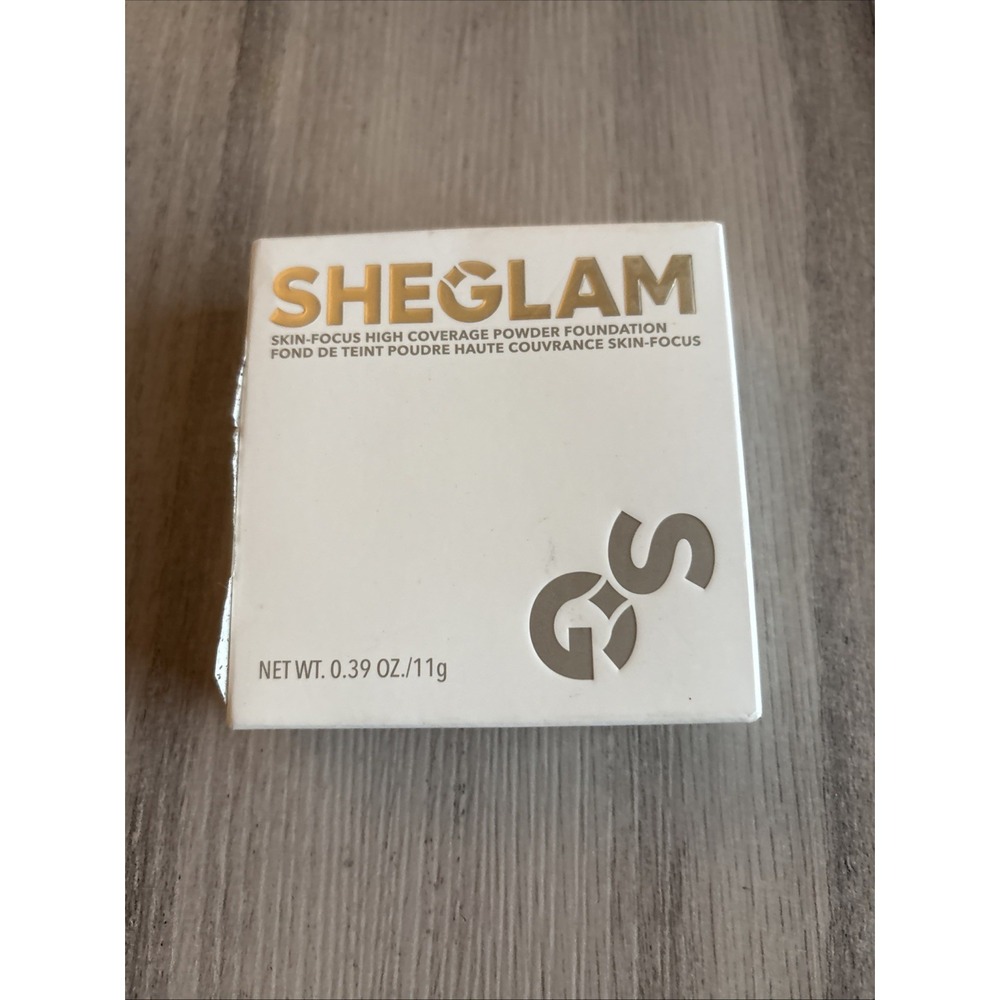 SHEGLAM ~ SKIN FOCUS HIGH COVERAGE POWDER FOUNDATION ~ HONEY ~ 0.39 OZ